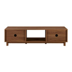Modern Fluted-Door TV Stand – Stylish Media Console with Storage