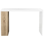 Modern Scandinavian Storage Lacquer Desk – Minimalist Home Office