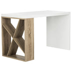 Modern Scandinavian Storage Lacquer Desk – Minimalist Home Office