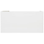Modern Scandinavian Storage Lacquer Desk – Minimalist Home Office