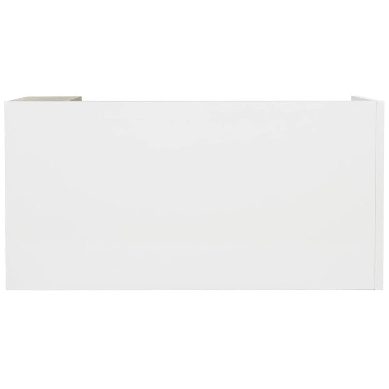 Modern Scandinavian Storage Lacquer Desk – Minimalist Home Office
