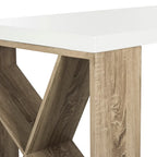 Modern Scandinavian Storage Lacquer Desk – Minimalist Home Office