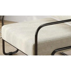 Living Room Corduroy Upholstered Accent Chair with Iron Frame