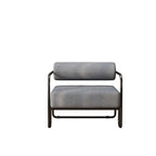 Living Room Corduroy Upholstered Accent Chair with Iron Frame