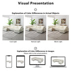 Modular Chenille Cloud Sofa Bed, Convertible U Shaped Sleeper Sofa