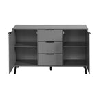 Modern Sideboard Buffet Cabinet – 2 Doors, 3 Drawers & Storage Shelves