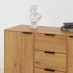 Modern Sideboard Buffet Cabinet – 2 Doors, 3 Drawers & Storage Shelves