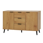 Modern Sideboard Buffet Cabinet – 2 Doors, 3 Drawers & Storage Shelves