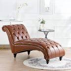 Upholstered Accent Chair with Wood Legs