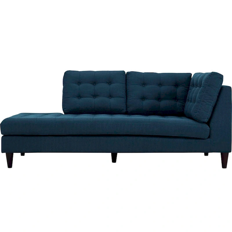 Empress Upholstered Fabric Chaise Lounge – Modern Accent Seating
