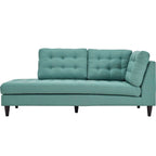 Empress Upholstered Fabric Chaise Lounge – Modern Accent Seating