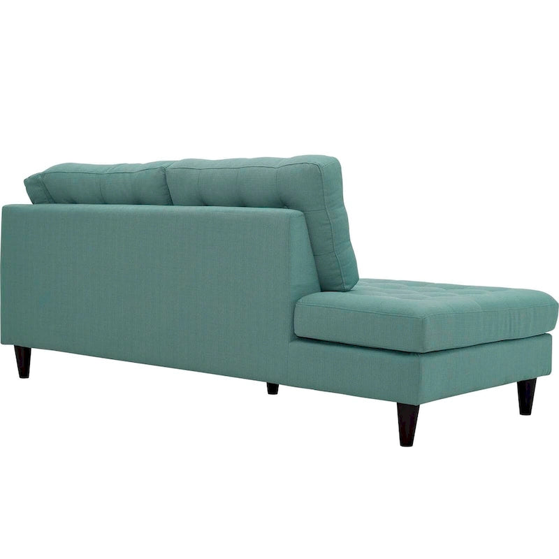 Empress Upholstered Fabric Chaise Lounge – Modern Accent Seating