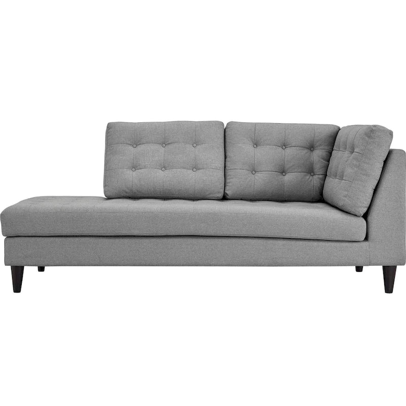 Empress Upholstered Fabric Chaise Lounge – Modern Accent Seating