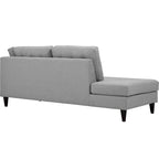 Empress Upholstered Fabric Chaise Lounge – Modern Accent Seating