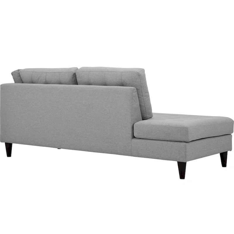 Empress Upholstered Fabric Chaise Lounge – Modern Accent Seating