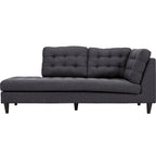 Empress Upholstered Fabric Chaise Lounge – Modern Accent Seating