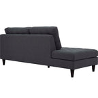 Empress Upholstered Fabric Chaise Lounge – Modern Accent Seating