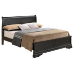 Louis Philippe Queen Panel Bed
