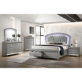 Xian Contemporary Solid Wood 5-Drawer Chest by Furniture of America