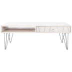 Living Room Coffee Table with 1 Drawer & 1 Shelf – Modern Storage