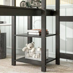 Full Loft Bed with Desk ,Shelves and Ladder