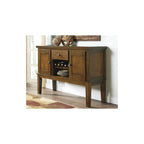 Medium Brown 8-Piece Counter Height Dining Set – Table & Chairs