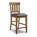 Medium Brown 8-Piece Counter Height Dining Set – Table & Chairs