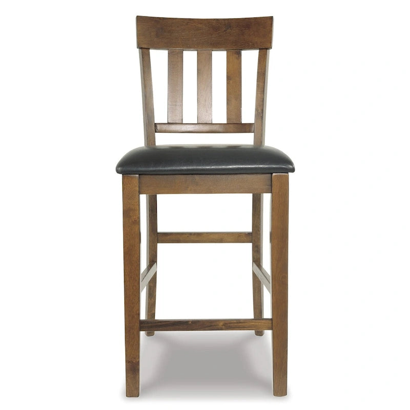 Medium Brown 8-Piece Counter Height Dining Set – Table & Chairs