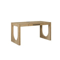 Modern Wood Writing Desk, Office Desk, Storage Desk, Writing Table, Light Brown
